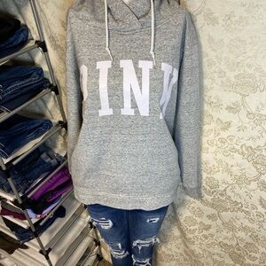 PINK Victoria's Secret Heather Gray Hoodie
